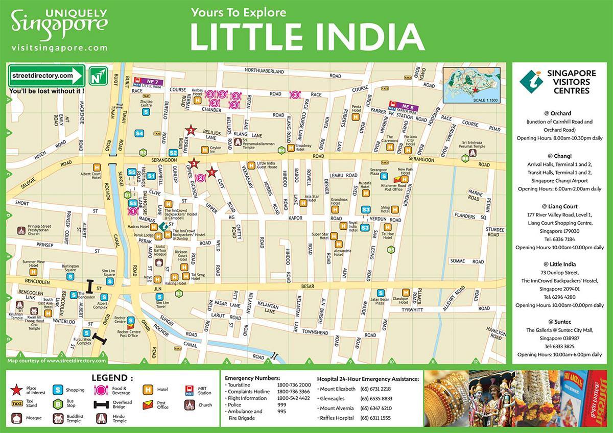 Karta little india i kuala lumpur