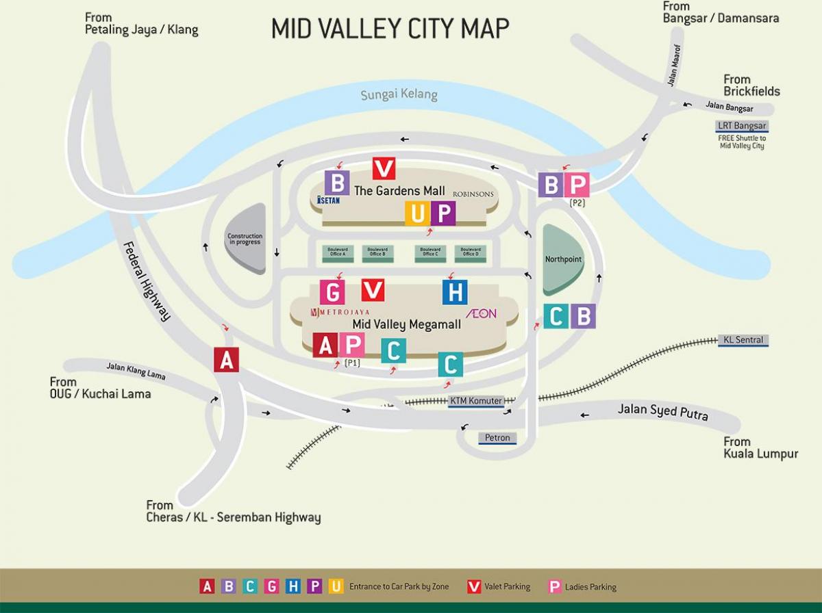 Karta över mitten dalen katalog