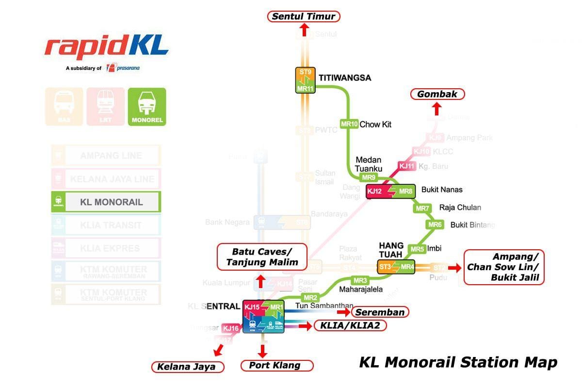 kl sentral monorail karta