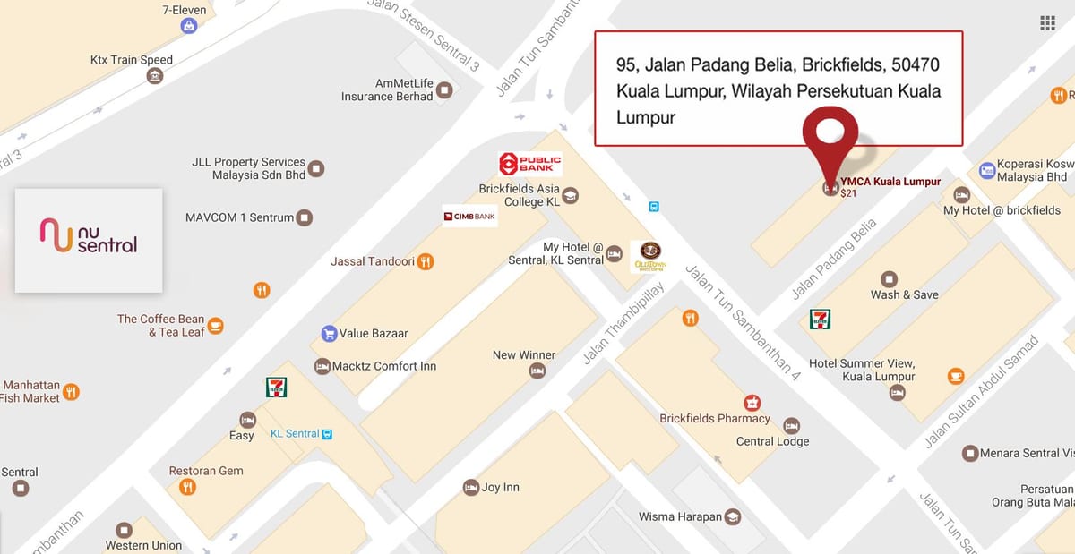 Karta över wilayah persekutuan kuala lumpur