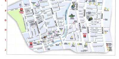Karta över arab street kuala lumpur