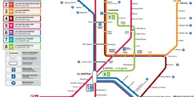 Kuala lumpur tågstationen karta