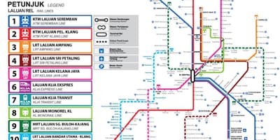 Karta över klang valley