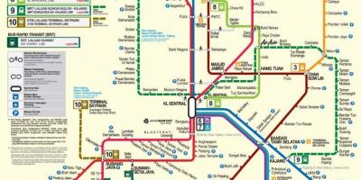Klang valley rail transit karta