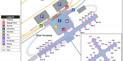 Kuala lumpur internationell flygplats terminal karta