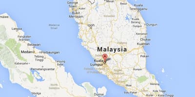 Karta över kuala lumpur på