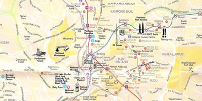 Karta till kuala lumpur