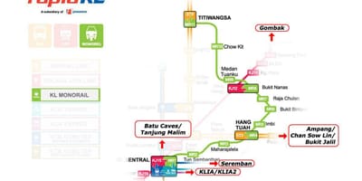 Kl sentral monorail karta