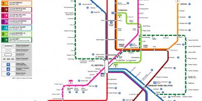 Malaysia tågstationen karta